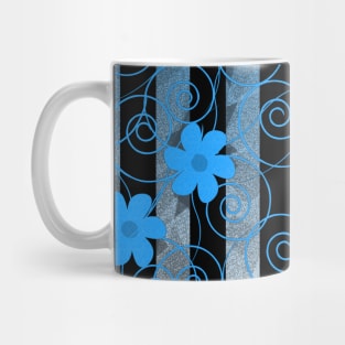 Blue flower Mug